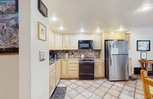 East Village at Copper Condo | Dog-friendly, ski condo with golf course views, balcony, hot tub & sauna