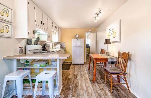 Eureka Cottage | Dog-Friendly, Waterfront Cottage Right on Marina w/Free WiFi, Water Views, Patio