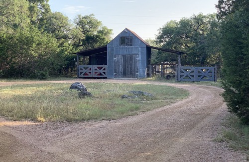Kendall County House | Dog-Trot Home on secluded acreage with pool and game room.