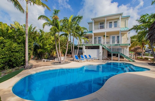 Marathon House | Dolphin Oasis, Waterfront, Heated Pool/Hot Tub, Pet Friendly, 2 Miles to Beach