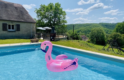 Concores House | Domaine biargues 9 pers with secure swimming pool between sarlat and rocamadour