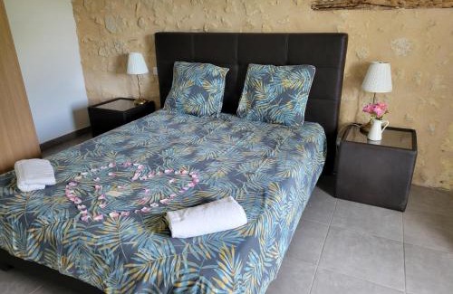Saint-Caprais-de-Bordeaux House | Domaine de Canteloup au coeur des vignes avec piscine