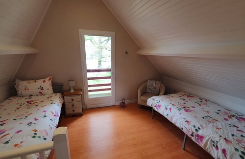 Chaillac Ski Chalet | Domaine La Tuilerie nRural self catering country Chalet 1 of 2 with lake views