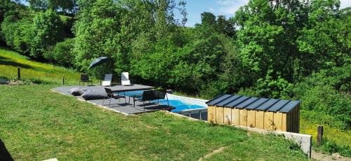 La Bloutiere House | Domaine LVD avec SPA, bois et rivière privée