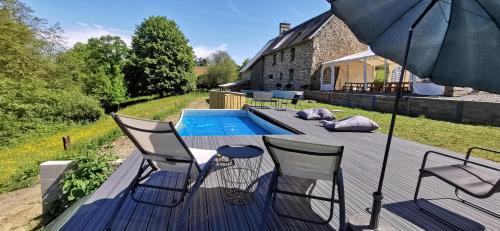 La Bloutiere House | Domaine LVD avec SPA, bois et rivière privée