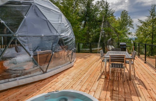 La Conception Ski Chalet | Dome at Bel Air - Ideal for a couple - Private Jacuzzi & sauna - Bbq