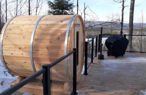 La Conception Ski Chalet | Dome at Bel Air - Ideal for a couple - Private Jacuzzi & sauna - Bbq