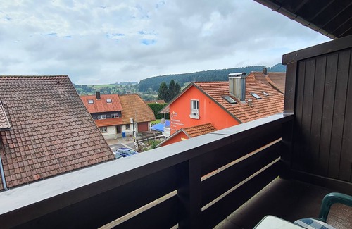 Herrischried Apartment | Double room Heimatliebe with beautiful balcony - Pension Hauber
