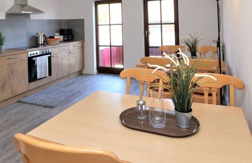 Ostseebad Wustrow Apartment | Double room with balcony and Bodden view directly at the harbor of Wustrow