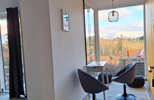 Bad Liebenzell Apartment | Double room with terrace