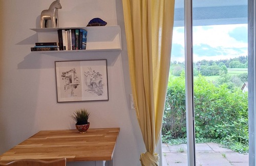 Bad Liebenzell Apartment | Double room with terrace