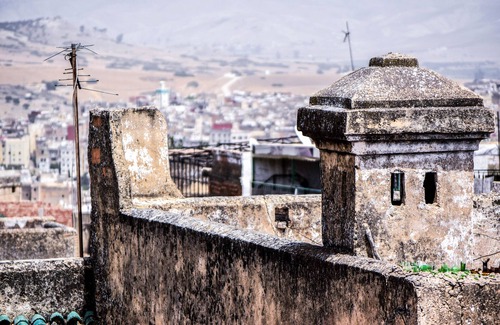 Dar Tazi House | Double Room - With terrace overlooking the city