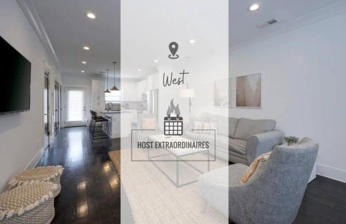 Charlotte Park House | Double Townhomes Elegant Design Big Groups