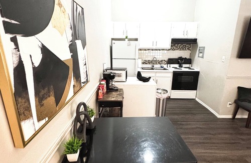 Riverside Apartment | Downtown Austin Studio Sleeps 3 Free Parking