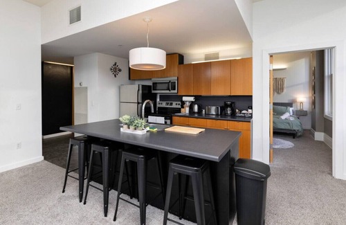 Downtown Des Moines Apartment | Downtown Dream 2br w/City Views 2 blocks to Court