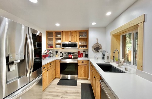 Camano Island House | Dreamy trees & woodsy views just up from Tyee Beach… Camano Log House