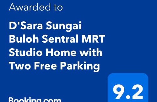 Sungai Buloh Apartment | DSara Sungai Buloh Sentral MRT Studio Home with Two Free Parking
