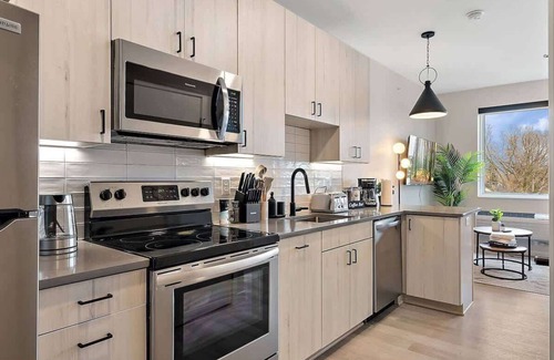St. Anthony West Apartment | DT, UMN, 1 BD Gym, Free Street Parking, Rooftop