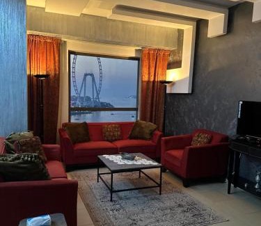 Dubai Marina Apartment | DUBAI - JBR Beach Front, Full Sea View - MAJESTIC Luxe Holiday Home - 2BR - Sleep 5 - FOR FAMILIES & COUPLES STAYS ONLY