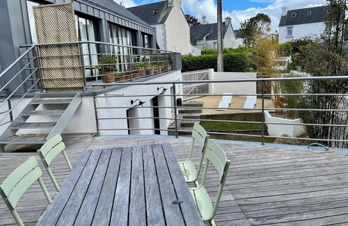 Carantec Apartment | Dupleix family design with terrace in Carantec