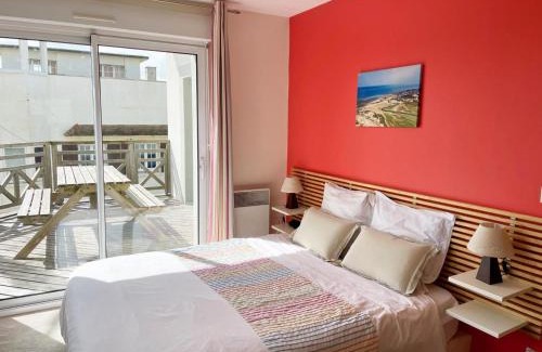 Ambleteuse Apartment | Duplex élégant 3 chambres avec terrasses, draps fournis, WiFi, jardin, à Ambleteuse - FR-1-376-9
