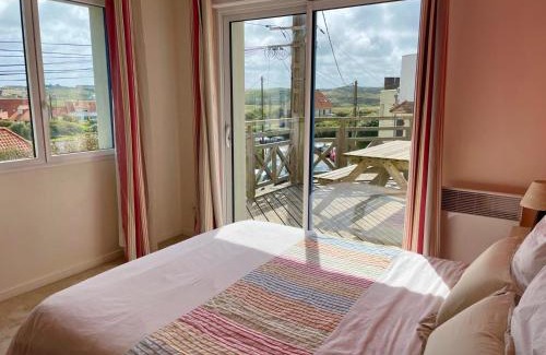 Ambleteuse Apartment | Duplex élégant 3 chambres avec terrasses, draps fournis, WiFi, jardin, à Ambleteuse - FR-1-376-9