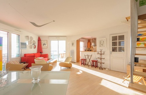 Port District Apartment | Duplex 4 rooms, balcony, 6 pers, Châtelaillon-Plage, Wi-Fi