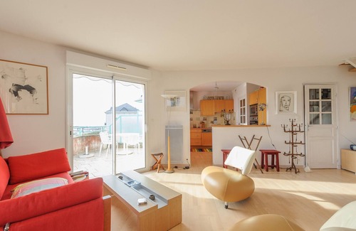 Port District Apartment | Duplex 4 rooms, balcony, 6 pers, Châtelaillon-Plage, Wi-Fi