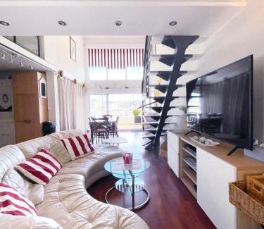 Port Guillaume Apartment | Duplex Loft with Terrace, Superb view of Port Guillaume, 7 minutes from the beach