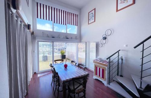 Port Guillaume Apartment | Duplex Loft with Terrace, Superb view of Port Guillaume, 7 minutes from the beach