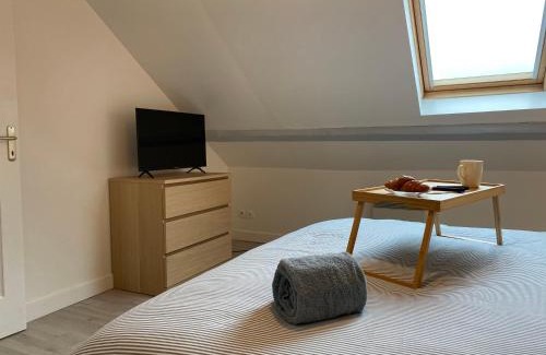 Fort-Mahon-Plage Apartment | Duplex moderne à 700m de la plage Parking & WiFi