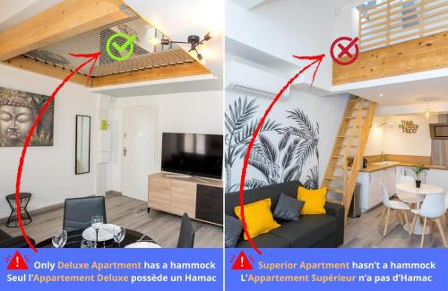 Le Suquet Apartment | Duplex : Plage 300m, Clim, Netflix