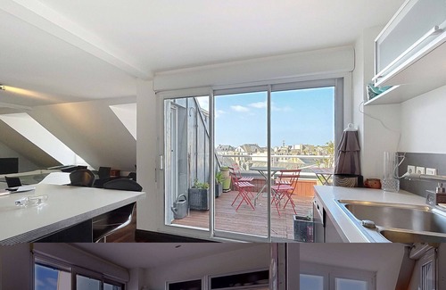Granville Apartment | Duplex T3 with terrace in the heart of Granville