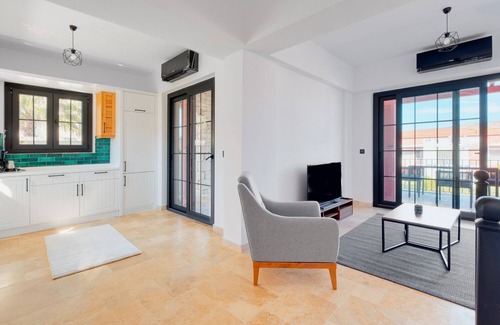 Alacati Apartment | Duplex Villa w Garden, Sauna, Balcony in Alacati