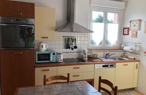 Saint-Pair-sur-Mer Apartment | Duplex with terrace in a wooded park, 500 m from the beach