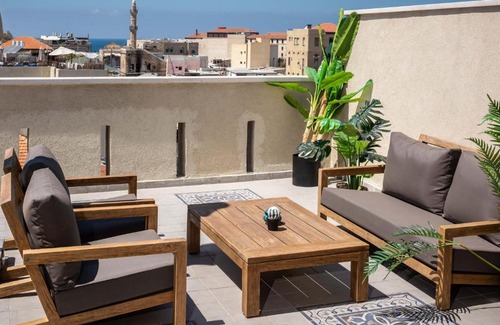 Jaffa Apartment | Duplex with Sea View Terrace above the Flea Market