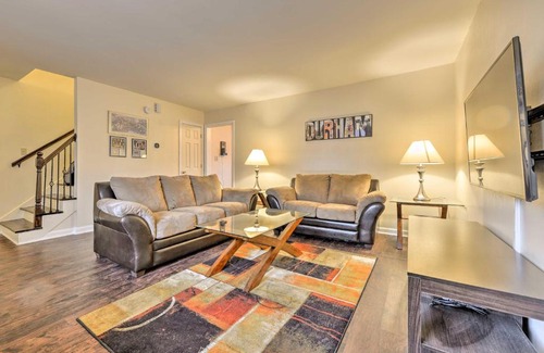 Durham House | Durham Townhome with Deck - 15 Min to Downtown, DPAC!