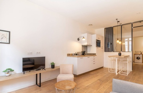 Les Chalets - Saint-Aubin - Saint-Etienne Apartment | DV1 Le gris Chiné - Metro - Gare centre ville