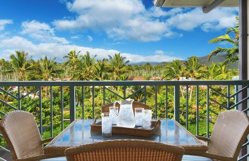 Wailua Condo | E401 - Top Floor Mountain View Condo Sleeps 6 with AC, Pool, Water Slide & More!