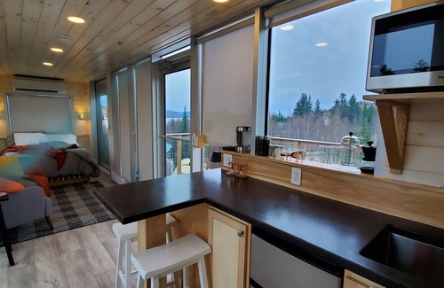 Englishtown Cabin | Eagles Nest Converted Shipping Container at Sally's Brook Wilderness Cabins