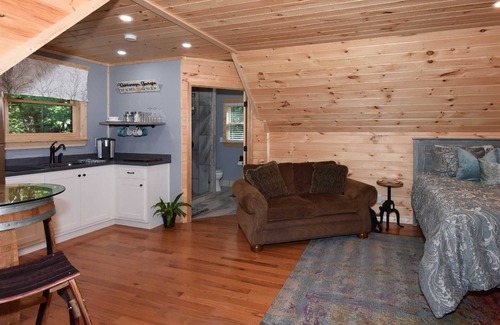 Dahlonega Apartment | Eagles nest , Dahlonega Ga. Getaway 💗 Recharge 🌳 Forest 🍔 Grill 🆒 Pond
