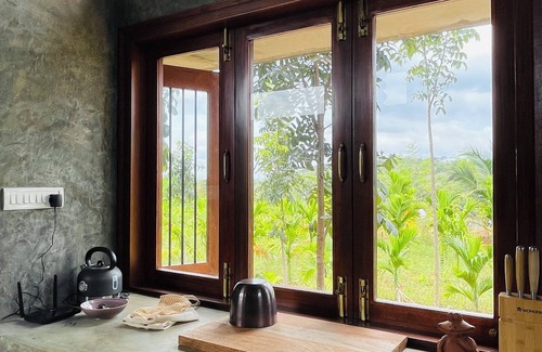 Magadi House | Earth House in Magadi-Farm house, Mango, Neem, Areca trees