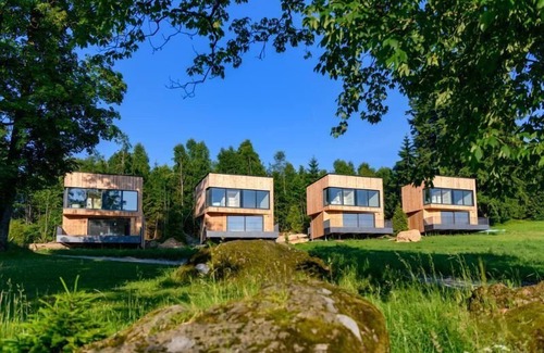 Bodenmais Ski Chalet | Earth house with far-reaching views of the valley - sauna and whirlpool