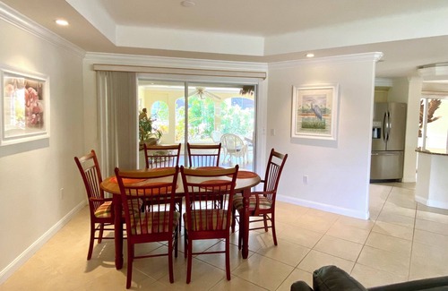 Marco Island House | EASY 5-Min Walk to Beach Path! NEW Saltwater Pool & Spa, Steps to Dining & Shops