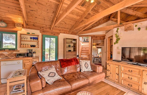 Baca Grande Cottage | Eclectic Adobe Crestone Cottage w/Patio + Yard!