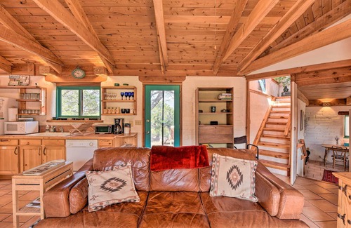 Baca Grande Cottage | Eclectic Adobe Crestone Cottage w/Patio + Yard!