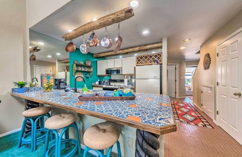 Cloudcroft House | Eclectic Home w/Deck: 4 Miles to Ski Cloudcroft!