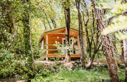 Cendras Ski Chalet | ECO Cabane 16m2 - 1 Schlafzimmer - ohne Toilette 4 Personen
