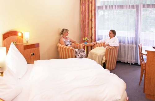 Bad Wildbad Apartment | Economy double room with shower and toilet