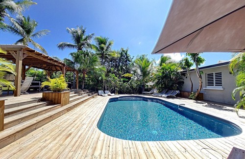 Sainte-Anne House | Eden Lodge St-Anne Helleux Jacuzzi 150 from the sea.